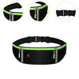 Maxbell Running Waist Belt Adjustable Fitness Workout Bag for Fitness Camping Travel Black