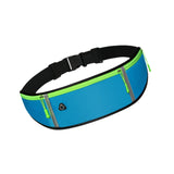 Maxbell Running Waist Belt Adjustable Fitness Workout Bag for Fitness Camping Travel Blue