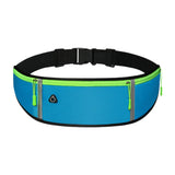 Maxbell Running Waist Belt Adjustable Fitness Workout Bag for Fitness Camping Travel Blue