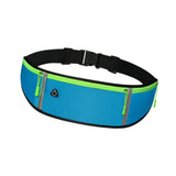 Maxbell Running Waist Belt Adjustable Fitness Workout Bag for Fitness Camping Travel Blue