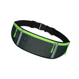 Maxbell Running Waist Belt Adjustable Fitness Workout Bag for Fitness Camping Travel Gray