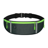 Maxbell Running Waist Belt Adjustable Fitness Workout Bag for Fitness Camping Travel Gray