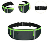 Maxbell Running Waist Belt Adjustable Fitness Workout Bag for Fitness Camping Travel Gray