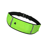 Maxbell Running Waist Belt Adjustable Fitness Workout Bag for Fitness Camping Travel Green