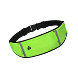Maxbell Running Waist Belt Adjustable Fitness Workout Bag for Fitness Camping Travel Green