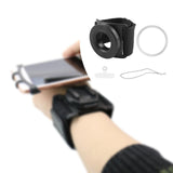 Maxbell Wristband Phone Holder Black Gifts Sturdy Accessory for Walking Biking Women