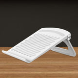 Maxbell Foldable Laptop Stand Office Home Accessories Portable Notebook Stand Holder white