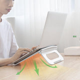 Maxbell Foldable Laptop Stand Office Home Accessories Portable Notebook Stand Holder black