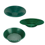 Maxbell Gold Panning Pan Green Portable Prospecting Tool for Streams Rivers Villages 10inch Gold Pan