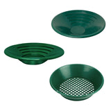 Maxbell Gold Panning Pan Green Portable Prospecting Tool for Streams Rivers Villages 10inch Gold Pan