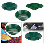 Maxbell Gold Panning Pan Green Portable Prospecting Tool for Streams Rivers Villages 10inch Gold Pan