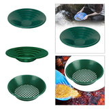 Maxbell Gold Panning Pan Green Portable Prospecting Tool for Streams Rivers Villages 10inch Gold Pan