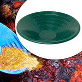 Maxbell Gold Panning Pan Green Portable Prospecting Tool for Streams Rivers Villages 10inch Gold Pan