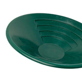 Maxbell Gold Panning Pan Green Portable Prospecting Tool for Streams Rivers Villages 10inch Gold Pan