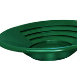 Maxbell Gold Panning Pan Green Portable Prospecting Tool for Streams Rivers Villages 14inch Gold Pan