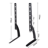 Maxbell 2 Pieces TV Stand Height Adjustable Easy Installation Tabletop TV Stand Base