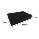 Maxbell Packing DIY Shockproof Sponge Cuttable for Storaging Important Fragile Items 43cmx29cmx7.5cm