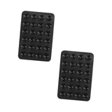 Maxbell 2x Silicone Suction Phone Case Adhesive Mount Car Trip Easy to Use Handsfree Black