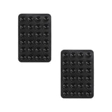Maxbell 2x Silicone Suction Phone Case Adhesive Mount Car Trip Easy to Use Handsfree Black