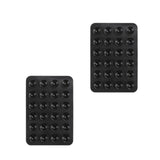 Maxbell 2x Silicone Suction Phone Case Adhesive Mount Car Trip Easy to Use Handsfree Black