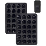 Maxbell 2x Silicone Suction Phone Case Adhesive Mount Car Trip Easy to Use Handsfree Black