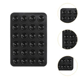 Maxbell 2x Silicone Suction Phone Case Adhesive Mount Car Trip Easy to Use Handsfree Black