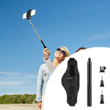 Maxbell Sports Camera Waist Mount Holder Belt Selfie Stick Monopod for Hiking Sports