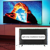 Maxbell LED Strip Lights Convenient Home Decor TV LED Backlight for Home Indoor Party For 32 to 43 inch