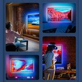 Maxbell LED Strip Lights Convenient Home Decor TV LED Backlight for Home Indoor Party For 75 to 90 inch