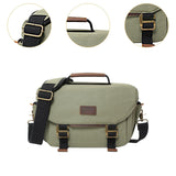 Maxbell Camera Shoulder Bag Photography Bag Compact Travel Tote Bag Lens Camera Case Light Green