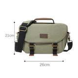 Maxbell Camera Shoulder Bag Photography Bag Compact Travel Tote Bag Lens Camera Case Light Green