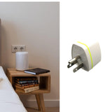 Maxbell USA Plug Converter 110V~250V US Type ALTERNATING CURRENT Power Plug for Household Travel Home White