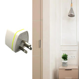 Maxbell USA Plug Converter 110V~250V US Type ALTERNATING CURRENT Power Plug for Household Travel Home White