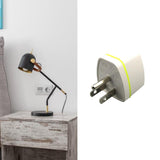 Maxbell USA Plug Converter 110V~250V US Type ALTERNATING CURRENT Power Plug for Household Travel Home White