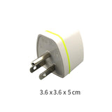 Maxbell USA Plug Converter 110V~250V US Type ALTERNATING CURRENT Power Plug for Household Travel Home White