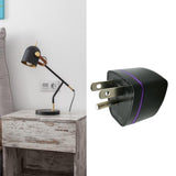 Maxbell USA Plug Converter 110V~250V US Type ALTERNATING CURRENT Power Plug for Household Travel Home Black