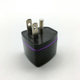 Maxbell USA Plug Converter 110V~250V US Type ALTERNATING CURRENT Power Plug for Household Travel Home Black