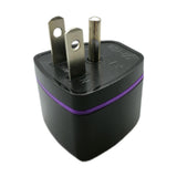 Maxbell USA Plug Converter 110V~250V US Type ALTERNATING CURRENT Power Plug for Household Travel Home Black