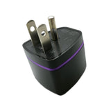 Maxbell USA Plug Converter 110V~250V US Type ALTERNATING CURRENT Power Plug for Household Travel Home Black