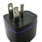 Maxbell USA Plug Converter 110V~250V US Type ALTERNATING CURRENT Power Plug for Household Travel Home Black