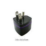 Maxbell USA Plug Converter 110V~250V US Type ALTERNATING CURRENT Power Plug for Household Travel Home Black