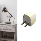 Maxbell USA Plug Converter AU/EU/UK/CN to US USA Power Plug for Hotel Household Wall White