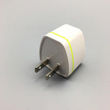 Maxbell USA Plug Converter AU/EU/UK/CN to US USA Power Plug for Hotel Household Wall White