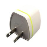 Maxbell USA Plug Converter AU/EU/UK/CN to US USA Power Plug for Hotel Household Wall White