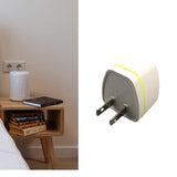 Maxbell USA Plug Converter AU/EU/UK/CN to US USA Power Plug for Hotel Household Wall White