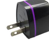 Maxbell USA Plug Converter AU/EU/UK/CN to US USA Power Plug for Hotel Household Wall Black