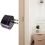 Maxbell USA Plug Converter AU/EU/UK/CN to US USA Power Plug for Hotel Household Wall Black