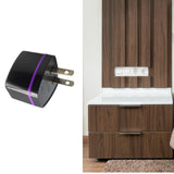 Maxbell USA Plug Converter AU/EU/UK/CN to US USA Power Plug for Hotel Household Wall Black