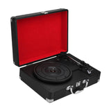 Maxbell Retro Player Entertainment Home Decoration with Built in Speakers Phonograph Black