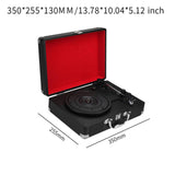 Maxbell Retro Player Entertainment Home Decoration with Built in Speakers Phonograph Black